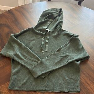 Cyrus Women's Olive Green Hoodie Top